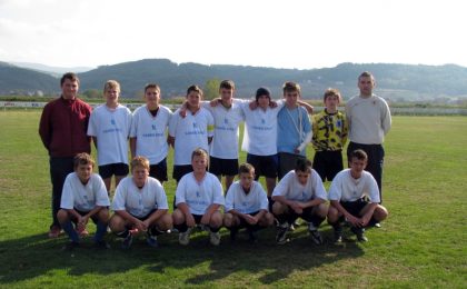 Pioniri U-14 i trener Sanjin Romozi, sezona 2009./10