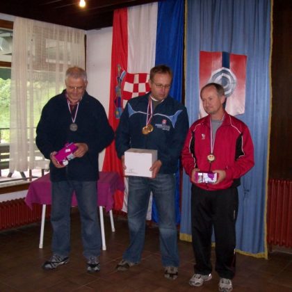 Medalje za prva tri mjesta pojedinačno, treći je Miroslav Kreuzer (21.09.2008.)