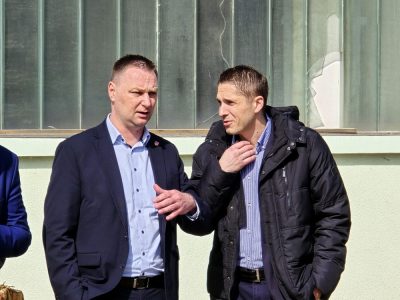 Župan Marko Marušić i načelnik Igor Supan Župan Marko Marušić i načelnik Igor Supan