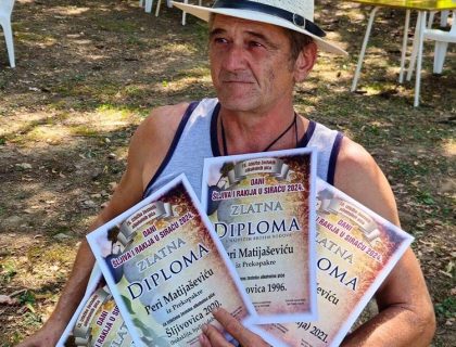 Višestruki dobitnik Pero Matijašević iz Prekopakre Višestruki dobitnik Pero Matijašević iz Prekopakre