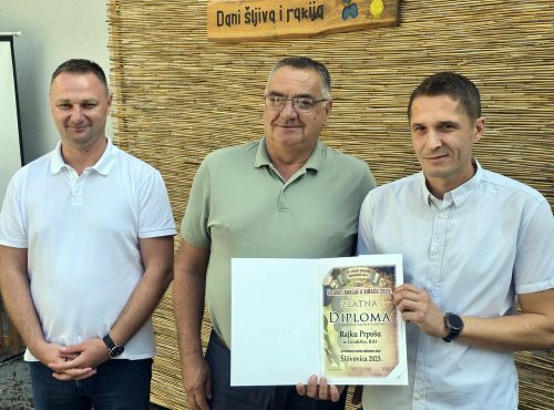 Zlato s najvećim brojem bodova za Šljivovicu 2023. - Rajko Prpoš, Gradiška, BiH